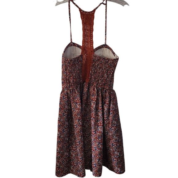 American Rag Floral Summer Razorback Fit & Flare Dress Size Small - Picture 3 of 6